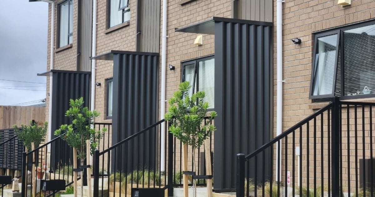 Entrance canopies by Aurae