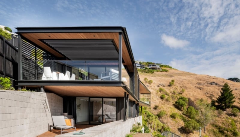 Aluminium fixed louvres