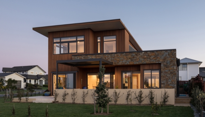 Black powder-coat louvre roof