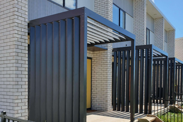 Walkways and covered entryways